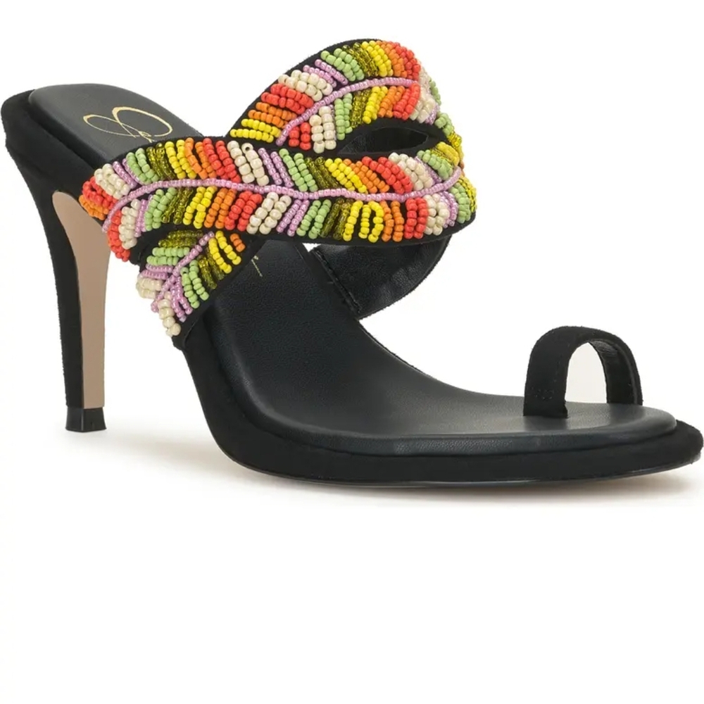 Jessica Simpson Multicolor Beaded Heels